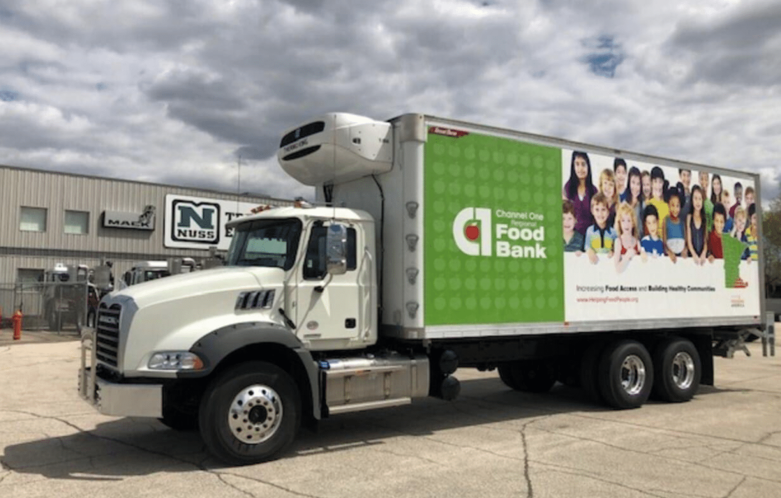 CHANNEL ONE REGIONAL FOOD BANK PURCHASES NEW REFRIGERATED TRUCK - Nuss ...